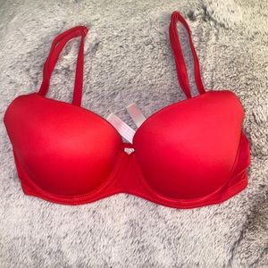 Barely worn red bra
